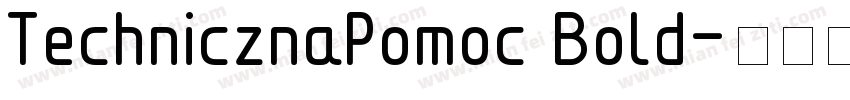 TechnicznaPomoc Bold字体转换